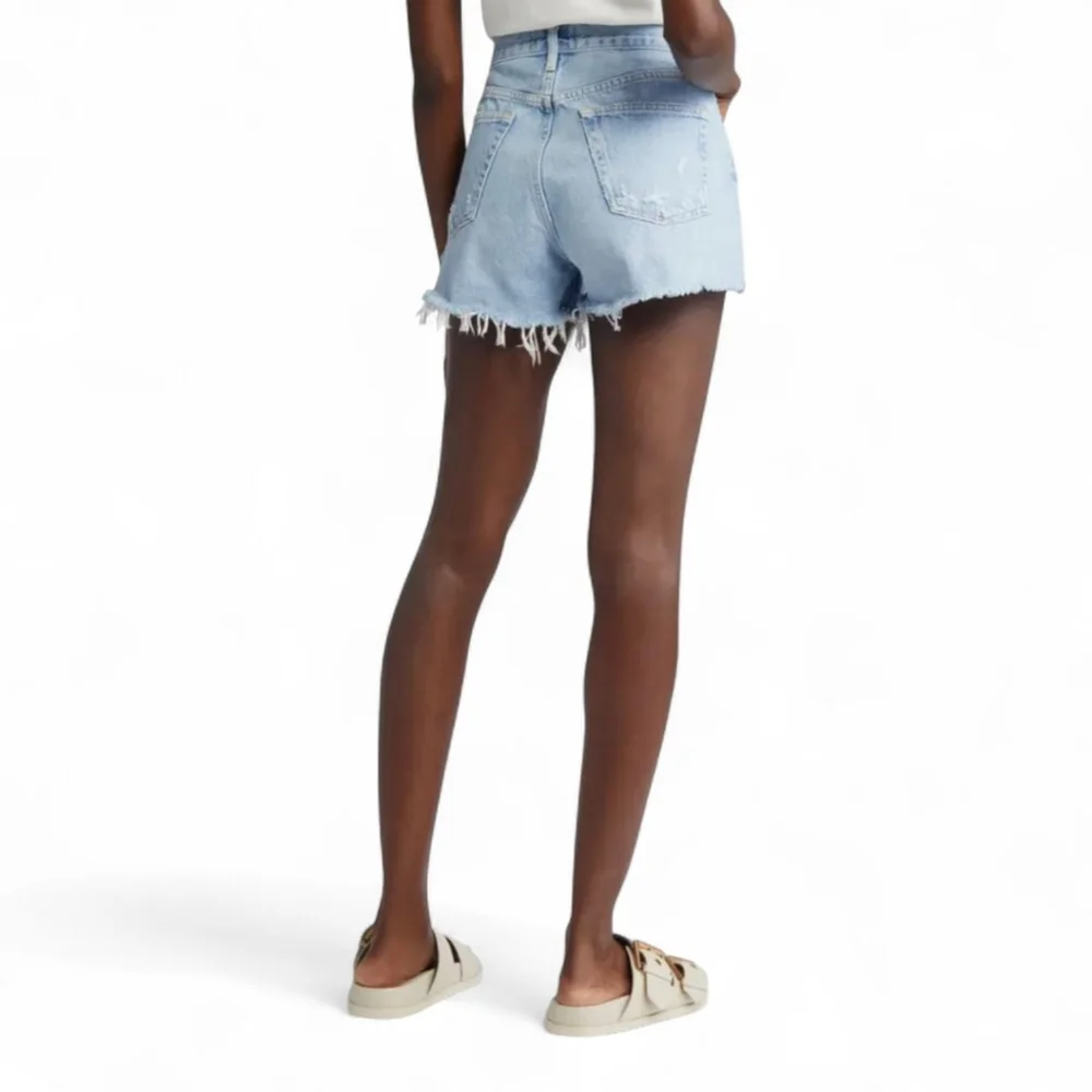 AGOLDE Parker Vintage Cut Off Jean Short High Waist Women's Sz 28 Swapmeet